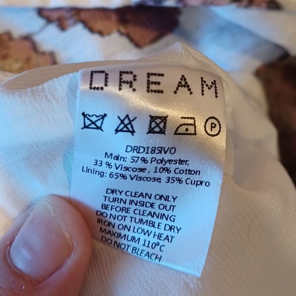 SISTER JANE M Dream Pink Black Floral Jacquard Ruffle Dress Mini Tiered Lux Puff - Picture 15 of 15